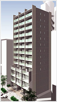 名古屋市内にある当社の賃貸マンション「近喜サンク」は免震構造マンションです